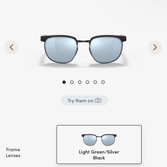 Ray Bans Mirror Silver Lens Sun glasses RB3698M Scuderia Ferrari Collection - Picture 5 of 6